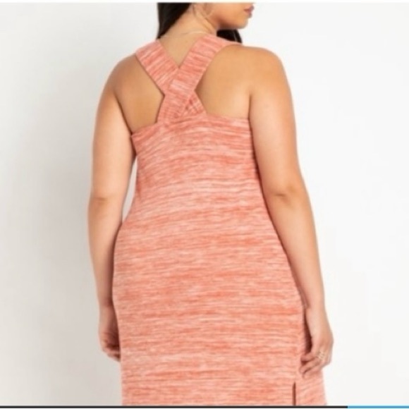 Eloquii space dyed knit maxi dress Sz 18/20 New - Picture 2 of 3